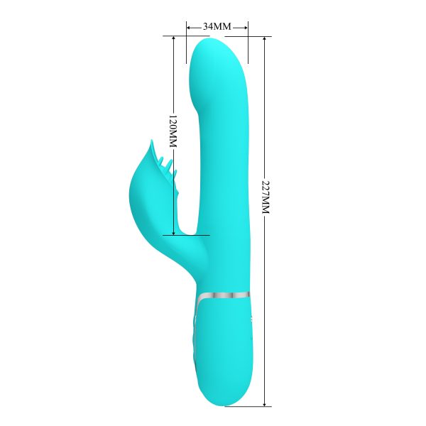 Vibrador Conejo con Perlas Giratorias "Falin" - Imagen 4