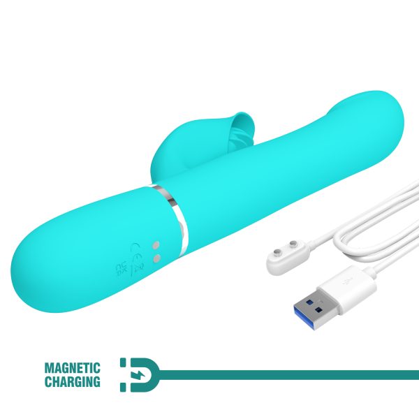 Vibrador Conejo con Perlas Giratorias "Falin" - Imagen 11