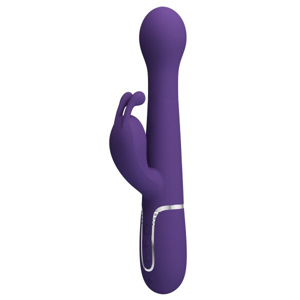 Vibrador Conejo Autopenetrable con Perlas Giratorias "Dejon" - Imagen 10