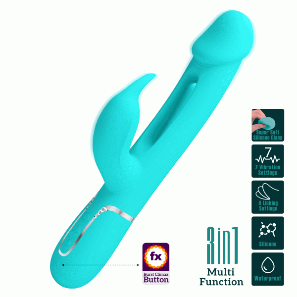 Vibrador Conejo con Estimulador de Punto G "Kampas" - Imagen 2