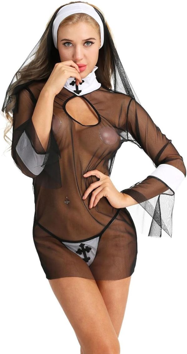 Disfraz Monja Sexy Negro