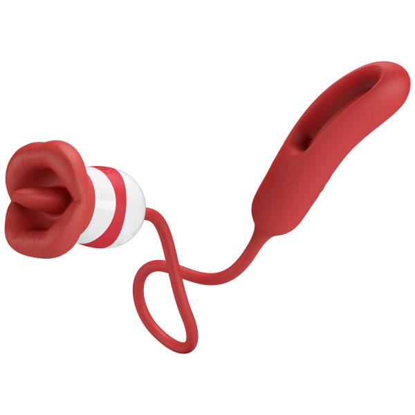 Vibrador con Estimulador de punto G y Simulador de Sexo Oral "Alyss" - Imagen 5