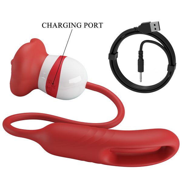 Vibrador con Estimulador de punto G y Simulador de Sexo Oral "Alyss" - Imagen 4