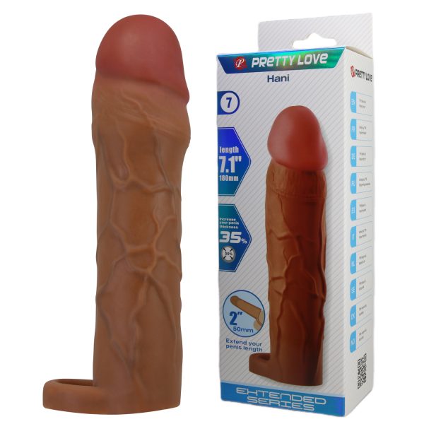 Extensión de 18 cm "Hani" Café