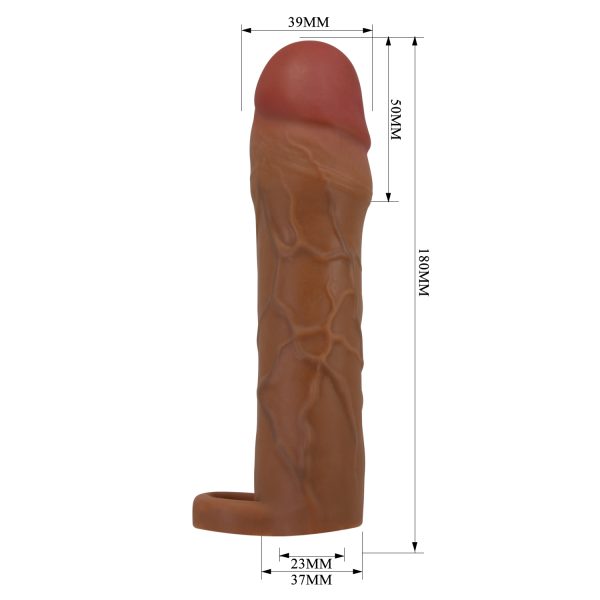 Extensión de 18 cm "Hani" Café - Imagen 2