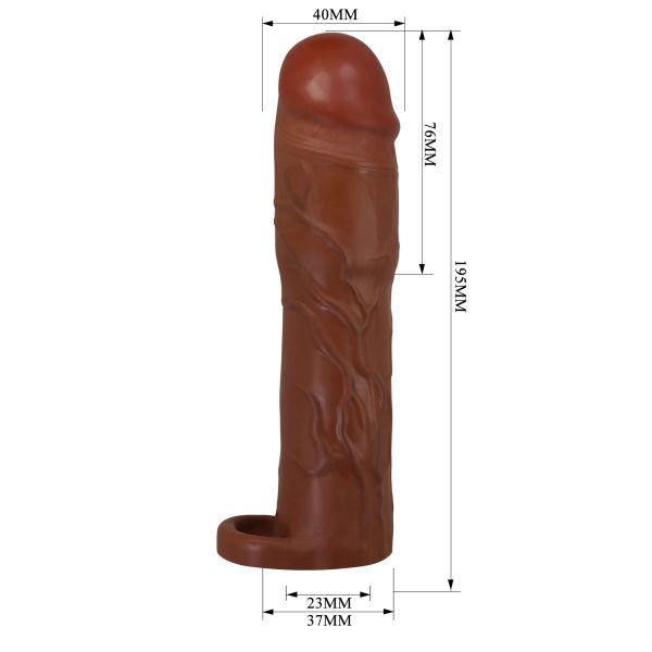 Extensión de 20 cm "Gerd" Café - Imagen 2