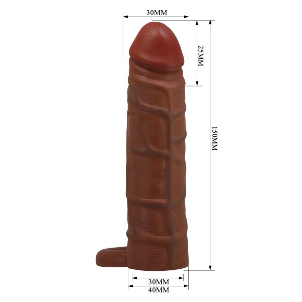Extensión de 15 cm "Kaile" Café - Imagen 5
