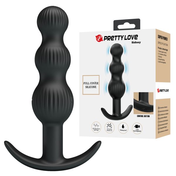 Vibrador Dilatador Anal Recargable 10cm "Sidney"