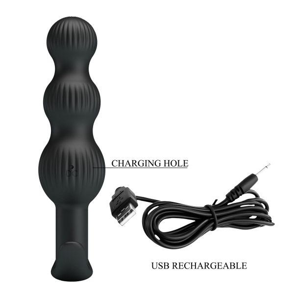 Vibrador Dilatador Anal Recargable 10cm "Sidney" - Imagen 8