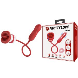 Vibrador Simulador de Sexo Oral con Estimulador de punto G "Ashlynn"