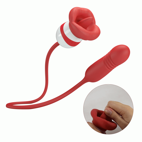 Vibrador Simulador de Sexo Oral con Estimulador de punto G "Ashlynn" - Imagen 4