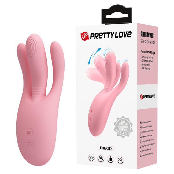 Vibrador estimulador de Punto G y Labios "Diego"