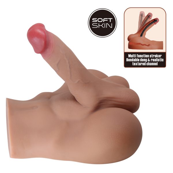 Consolador Medio Cuerpo con Penetración Anal "Rhyne" - Imagen 2