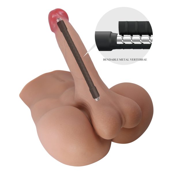 Consolador Medio Cuerpo con Penetración Anal "Rhyne" - Imagen 3