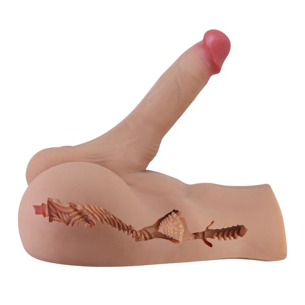 Consolador Medio Cuerpo con Penetración Anal "Rhyne" - Imagen 4