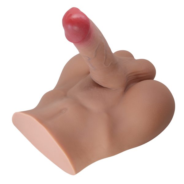 Consolador Medio Cuerpo con Penetración Anal "Rhyne" - Imagen 5