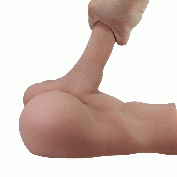 Consolador Medio Cuerpo con Penetración Anal "Rhyne" - Imagen 8