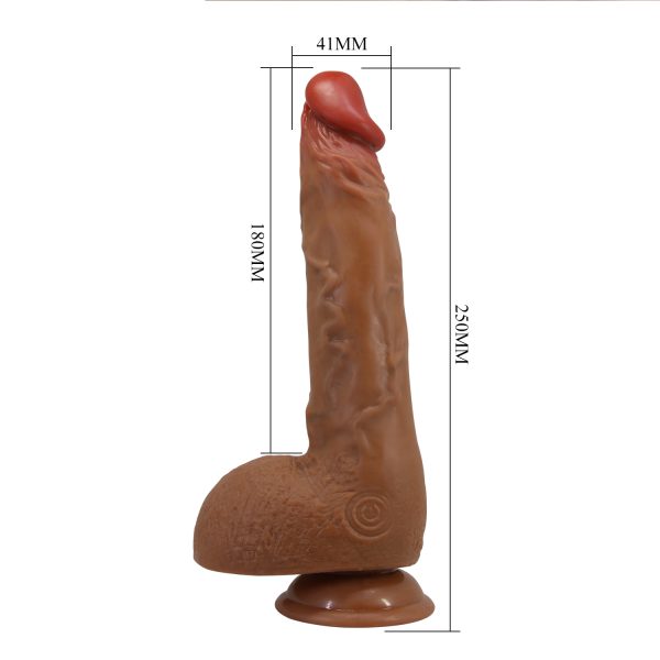 Vibrador Super Realista Autopenetrable con Rotación “Wilks” - Imagen 8