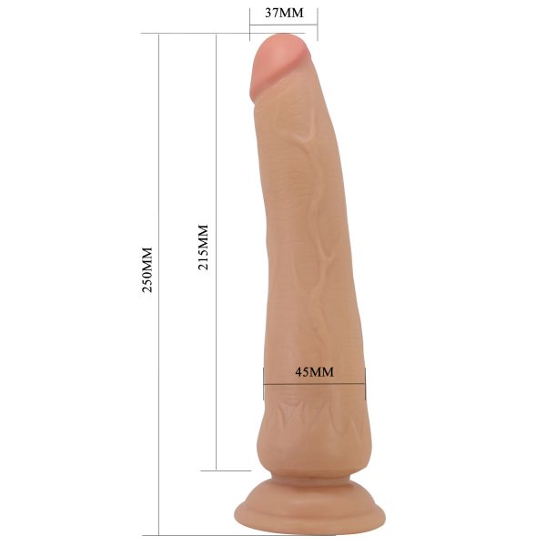 Consolador Piel Deslizante con Testículos de 25cm "Tiemeyer" - Imagen 6