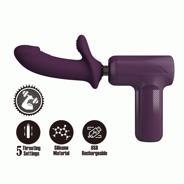 Pistola Vibrador Auto Penetrable - Imagen 2