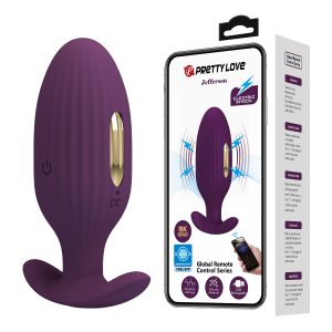 Plug Anal Vibrador con Choques Eléctricos y App "Jefferson"