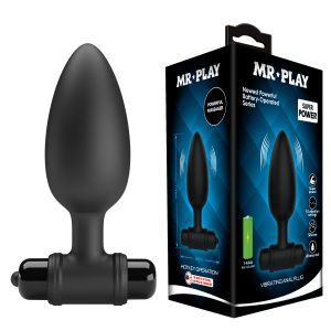 Plug Anal con Vibración de 12cm