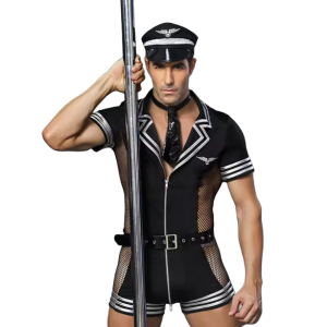 Disfraz masculino Policía Night Patrol