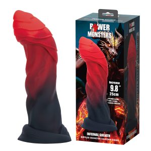 Consolador Mítico de Goliat Infernal de 24cm