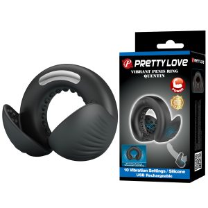 Anillo Vibrador con Masajeador de Testículos "Quentin"