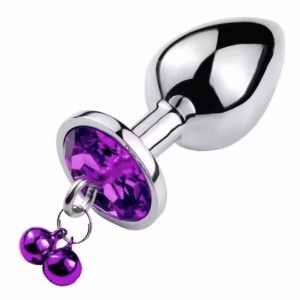 Plug Anal de Diamante Con Cascabel