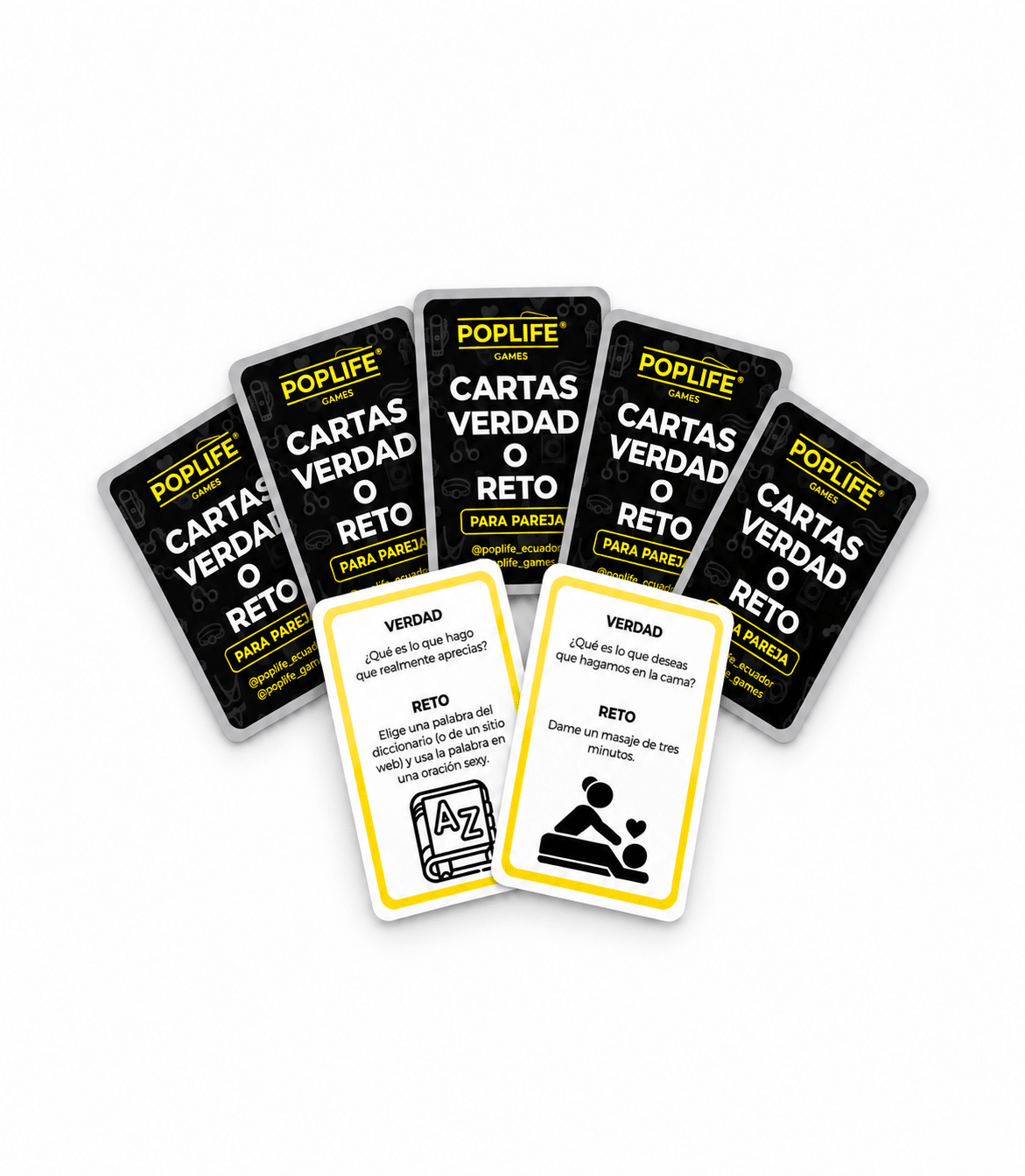 Cartas Verdad o Reto para Parejas by Poplife Games - Imagen 2