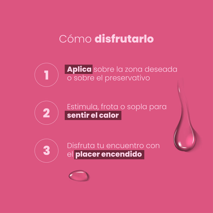 Lubricante Intimo Caliente Cereza - Imagen 4