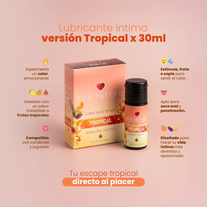 Lubricante Intimo Caliente Tropical - Imagen 2
